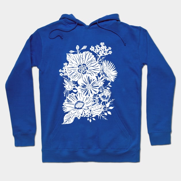 Wildflowers Hoodie by papercuts